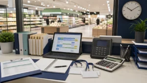 食品スーパーの店舗別シフト勤怠と給与データを照合する労務DD資料
